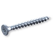 Spanplattenschraube Senkkopf, Vollgewinde, blau verzinkt, TX 10, 3 x 13